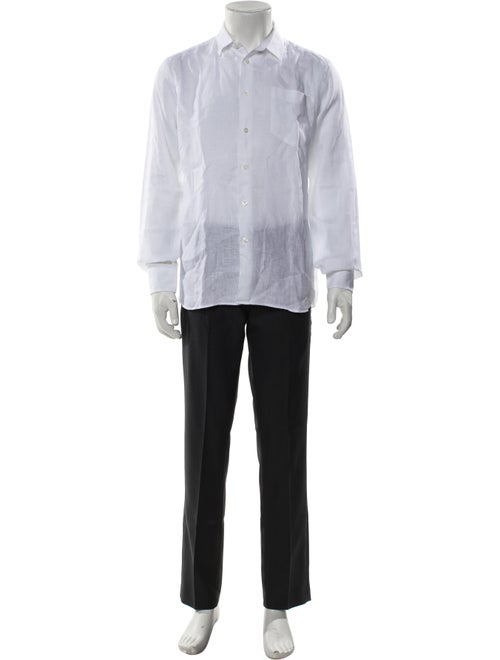 Vilebrequin Linen Long Sleeve Dress Shirt