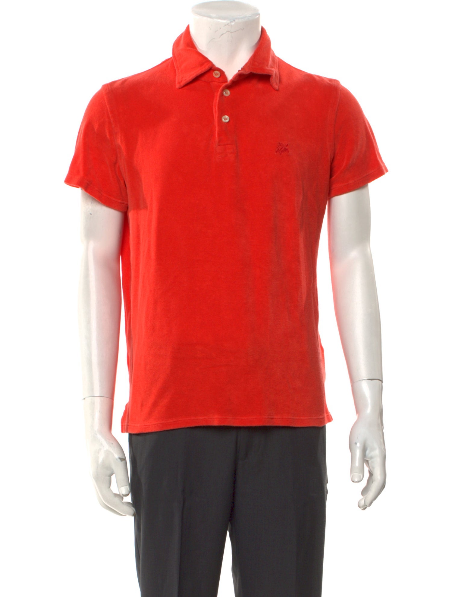 Vilebrequin V-Neck Short Sleeve Polo Shirt