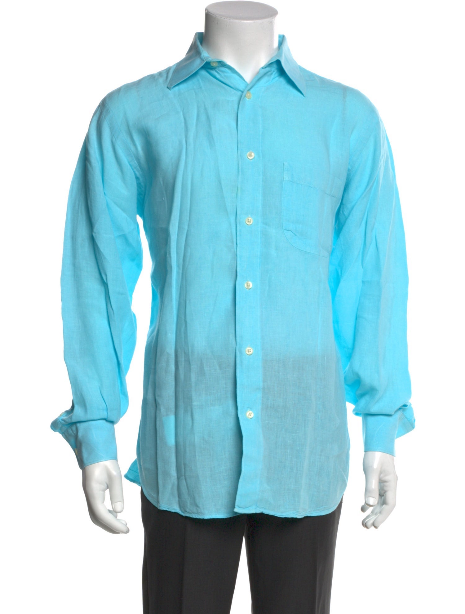 Vilebrequin Linen Long Sleeve Dress Shirt