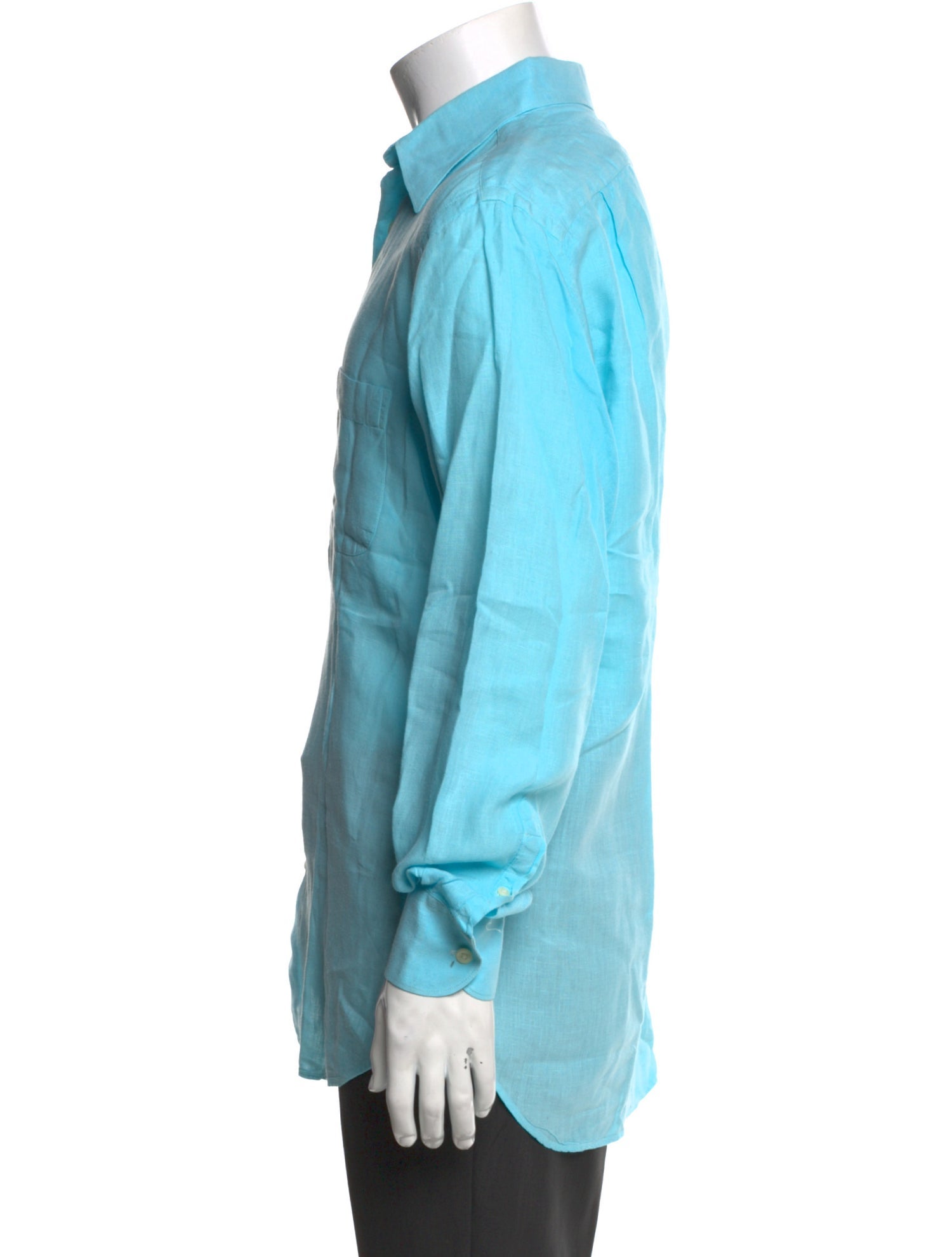 Vilebrequin Linen Long Sleeve Dress Shirt