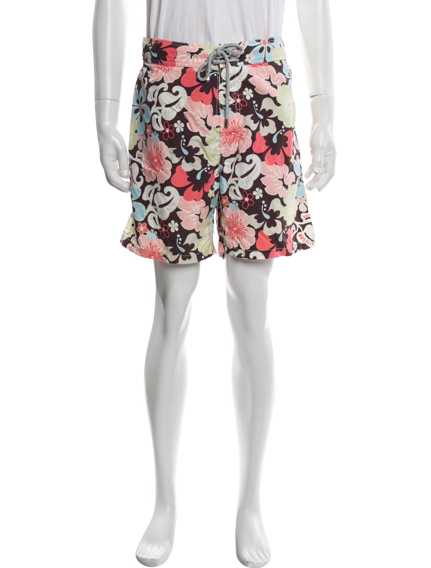 Vilebrequin Floral Print Swim Trunks w/ Tags