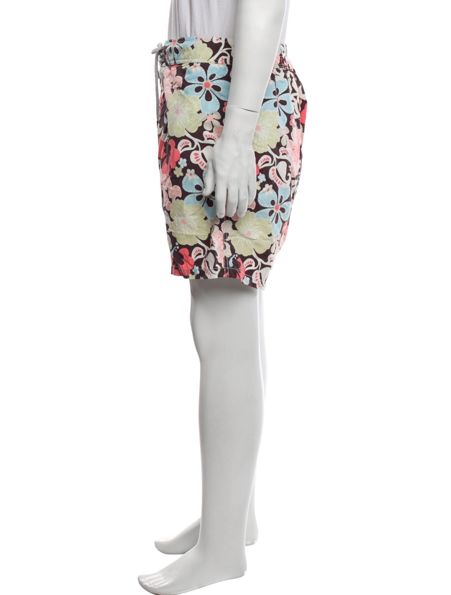 Vilebrequin Floral Print Swim Trunks w/ Tags