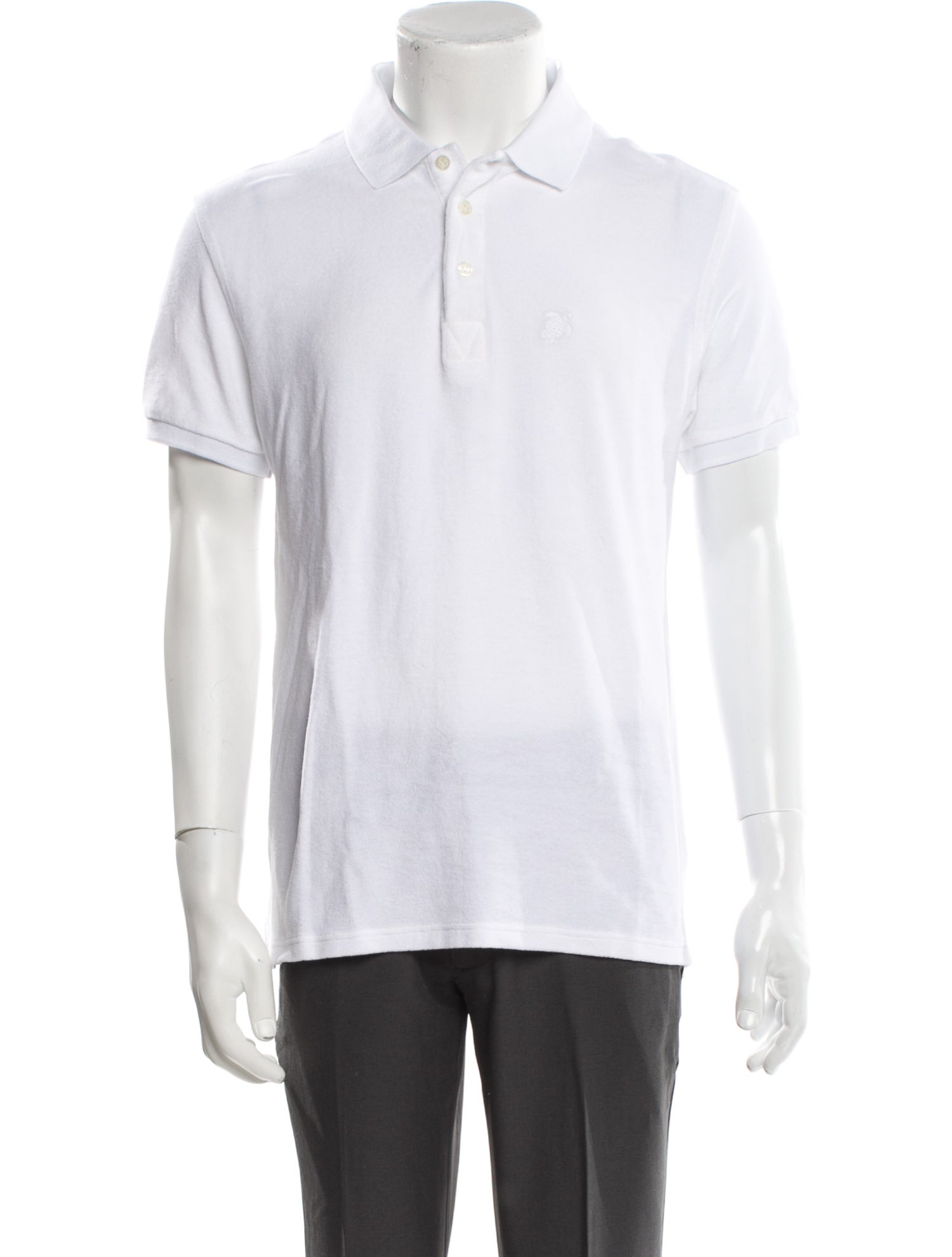 Vilebrequin V-Neck Short Sleeve Polo Shirt