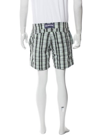 Vilebrequin Plaid Print Flat Front Shorts