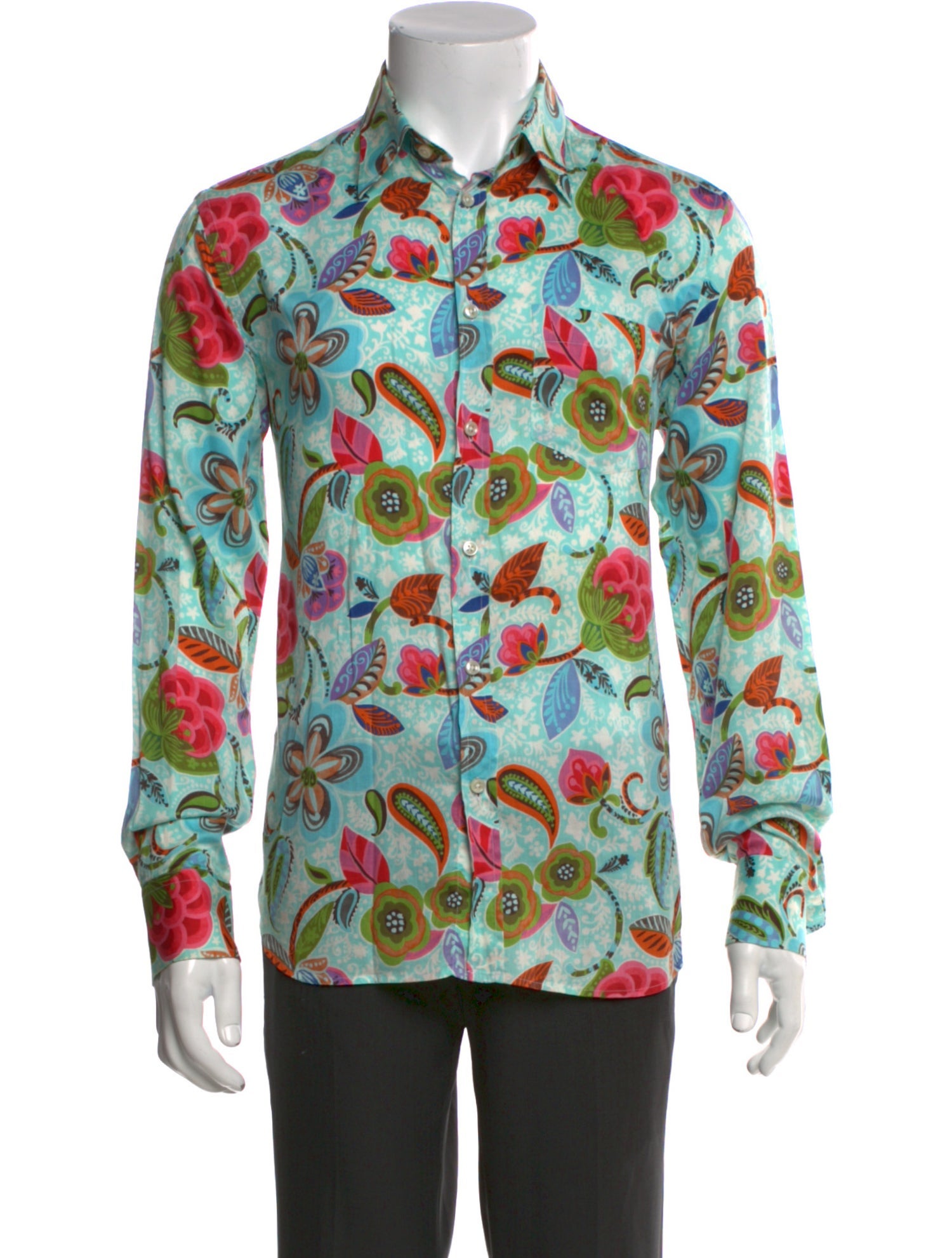 Vilebrequin Floral Print Long Sleeve Shirt