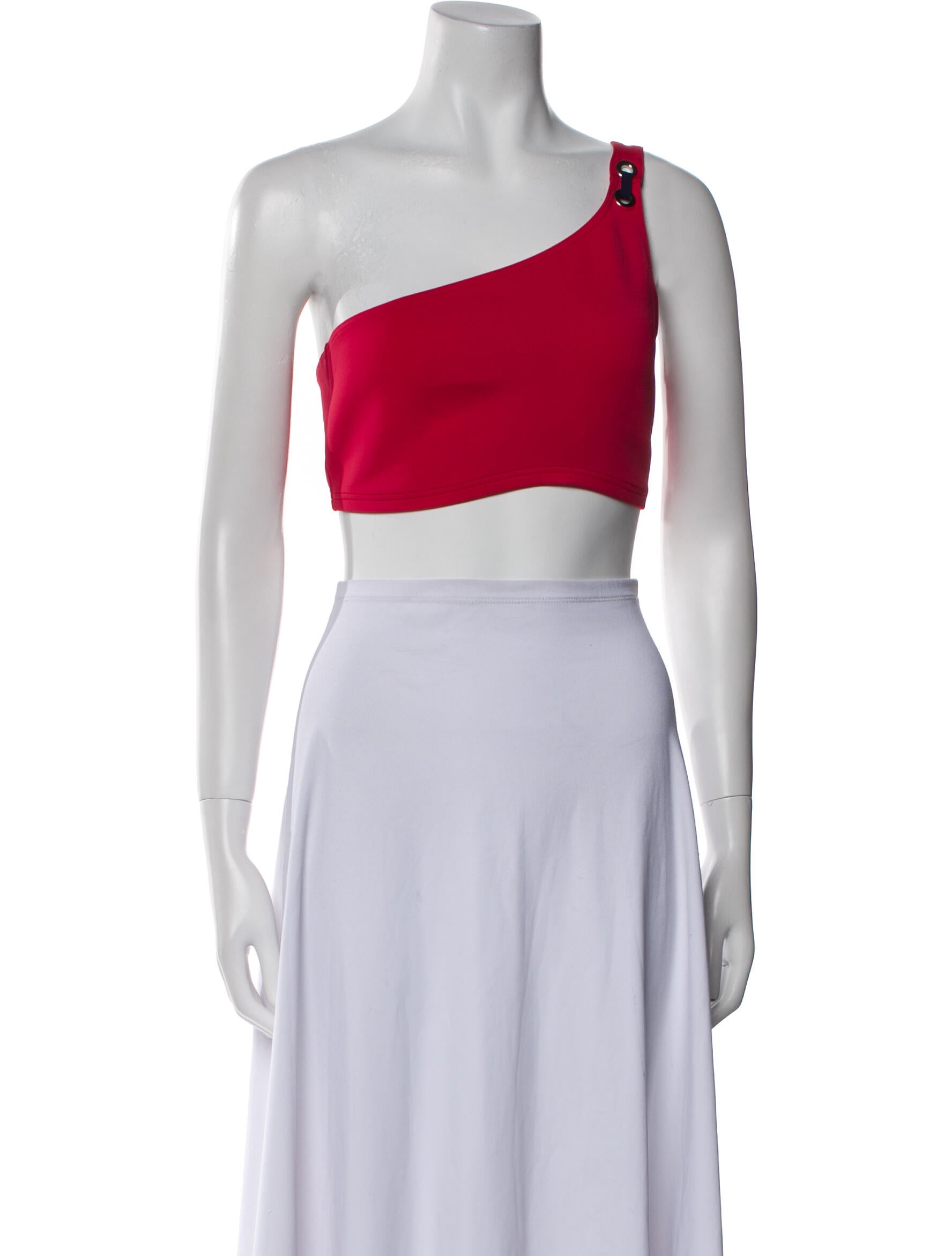 Vilebrequin One-Shoulder Sleeveless Crop Top