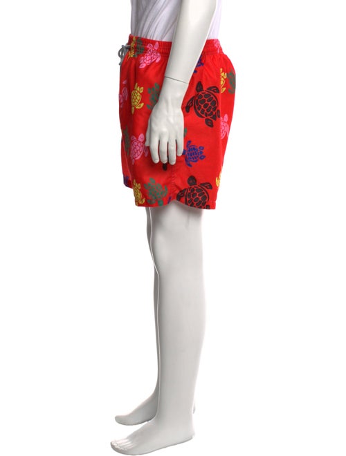 Vilebrequin Printed Mesh Accents Swim Trunks