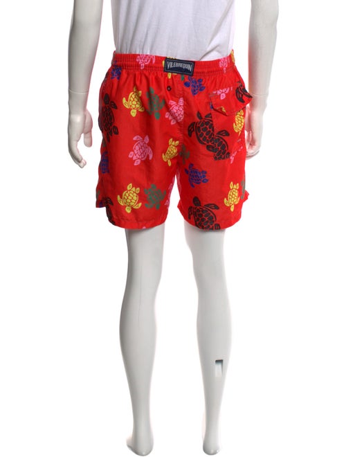 Vilebrequin Printed Mesh Accents Swim Trunks