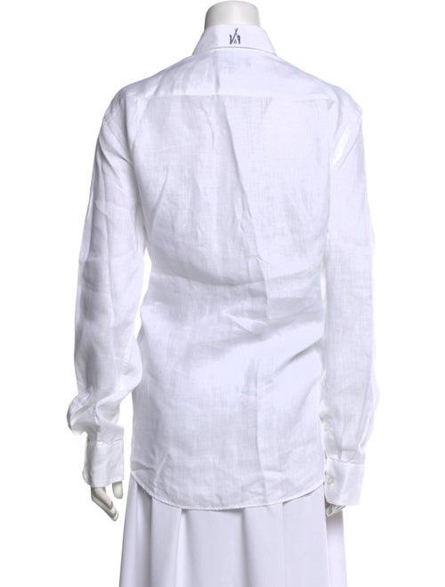 Vilebrequin Linen Long Sleeve Button-Up Top