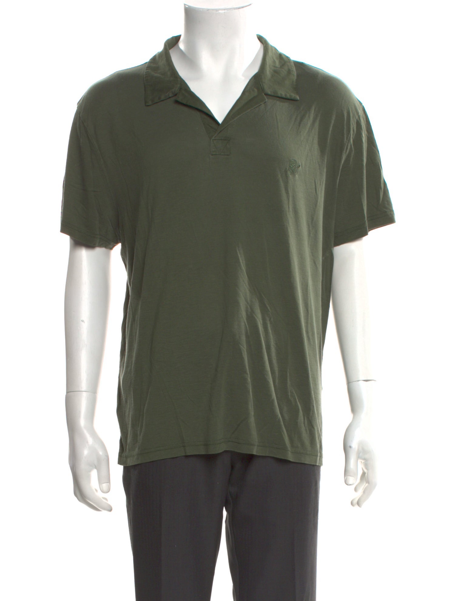 Vilebrequin V-Neck Short Sleeve Polo Shirt