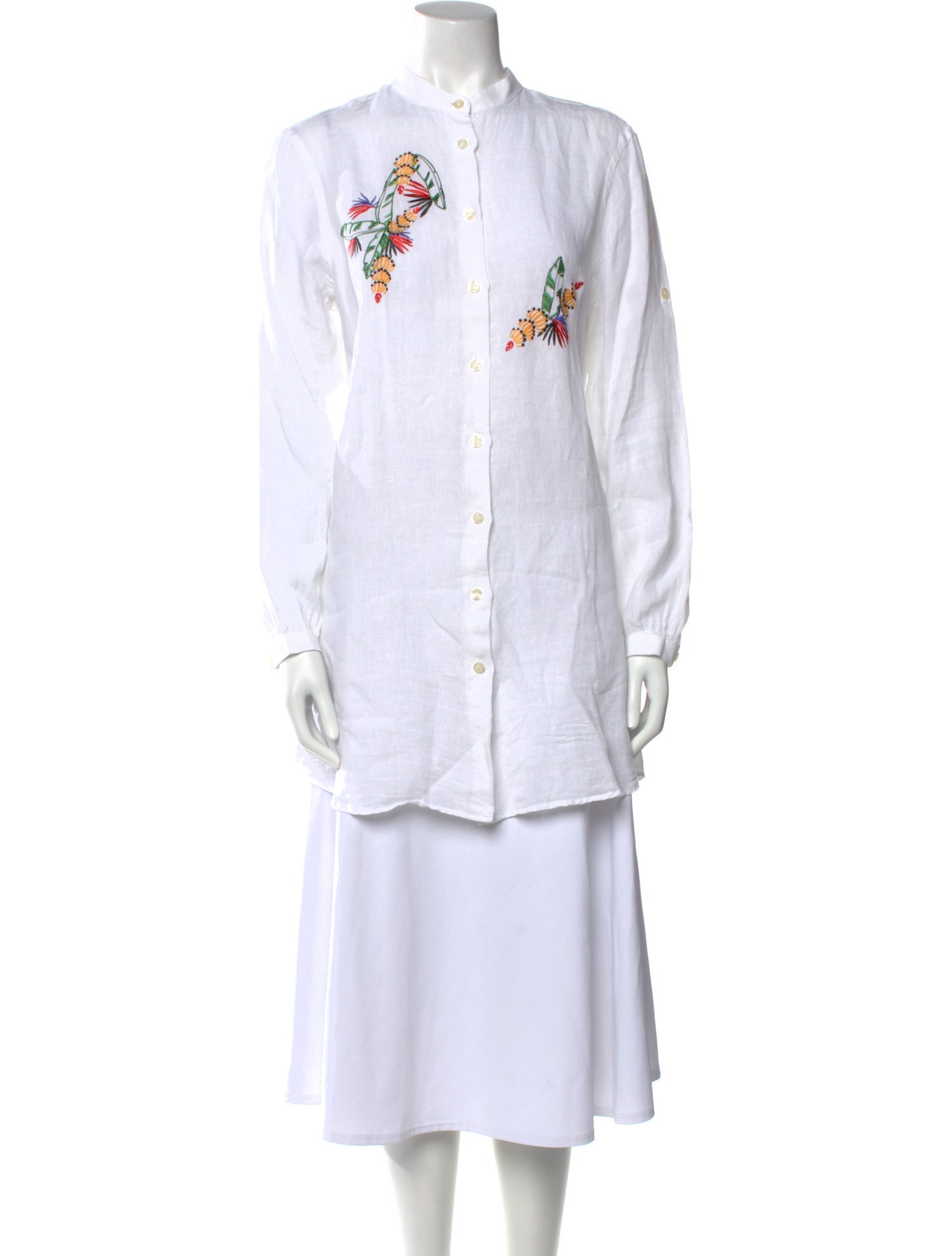 Vilebrequin Linen Mock Neck Tunic