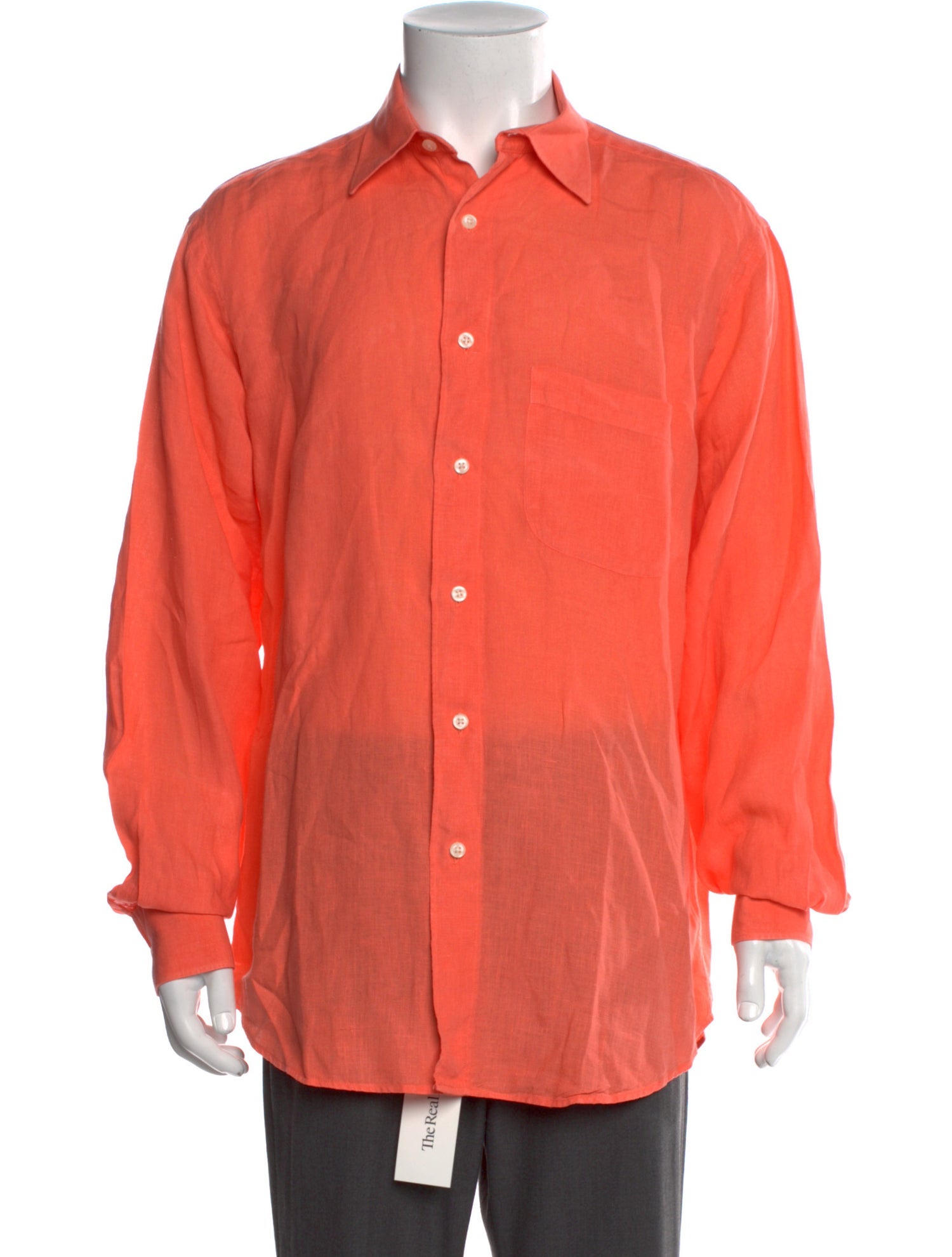 Vilebrequin Linen Long Sleeve Dress Shirt