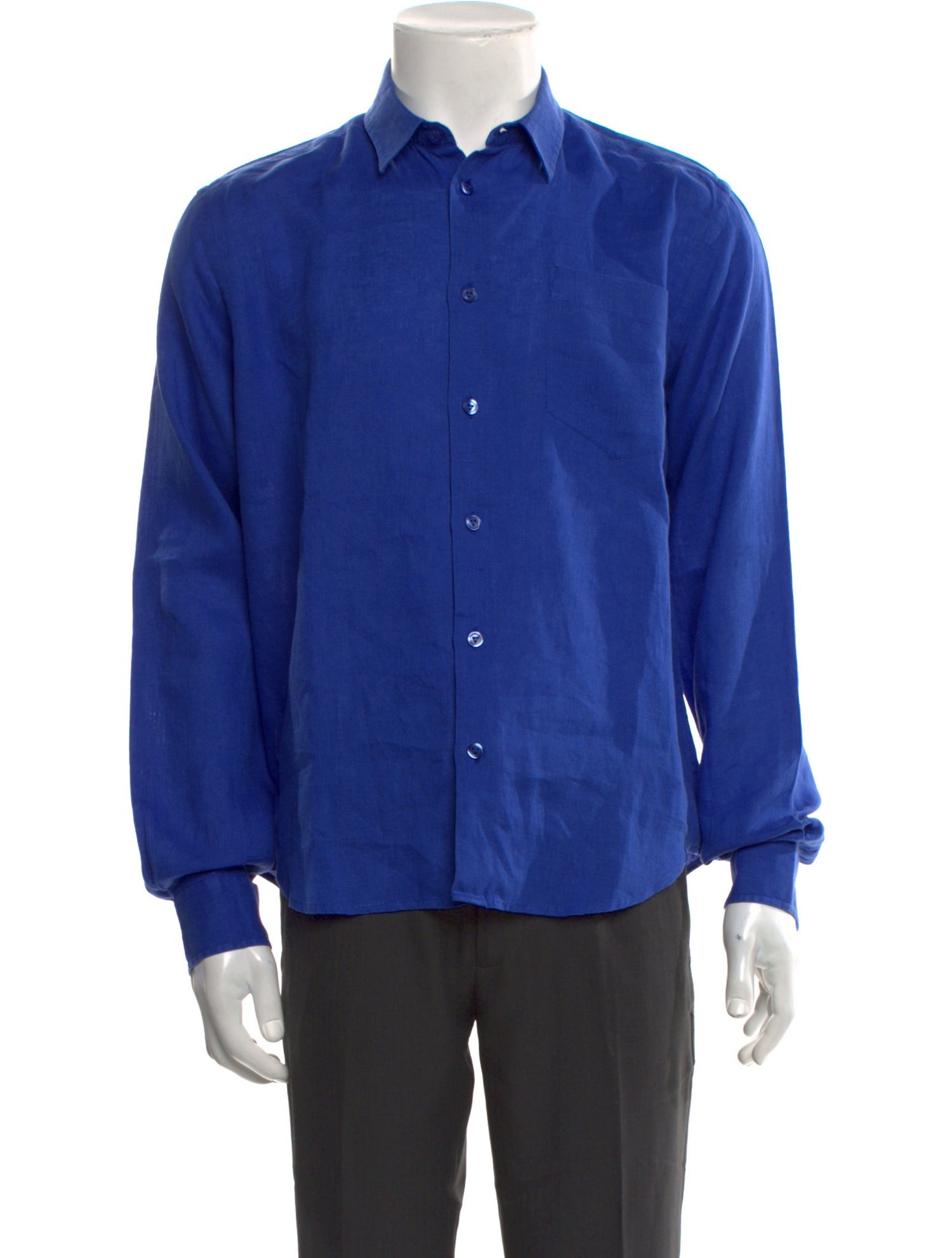 Vilebrequin Linen Long Sleeve Dress Shirt