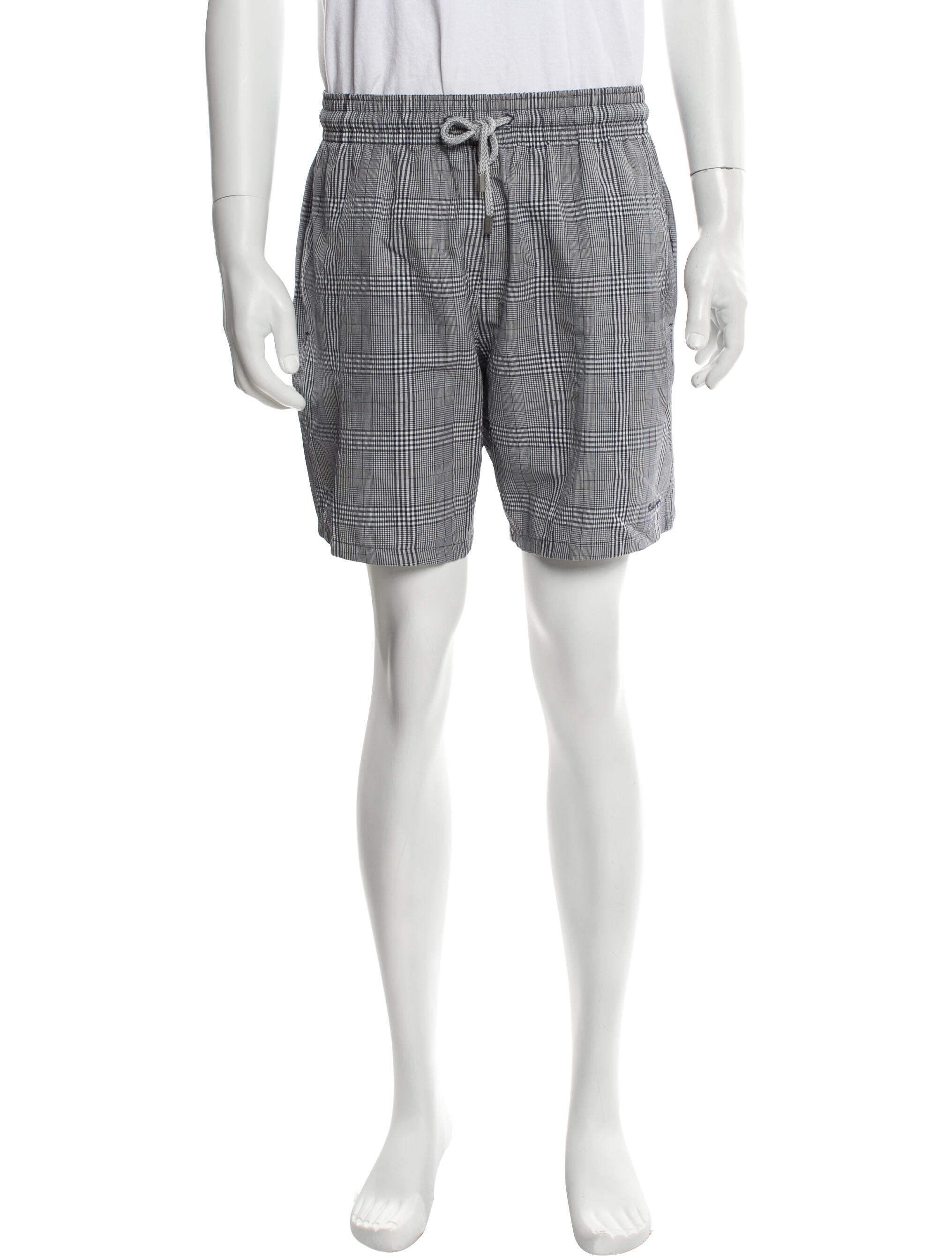 Vilebrequin Plaid Print Swim Trunks