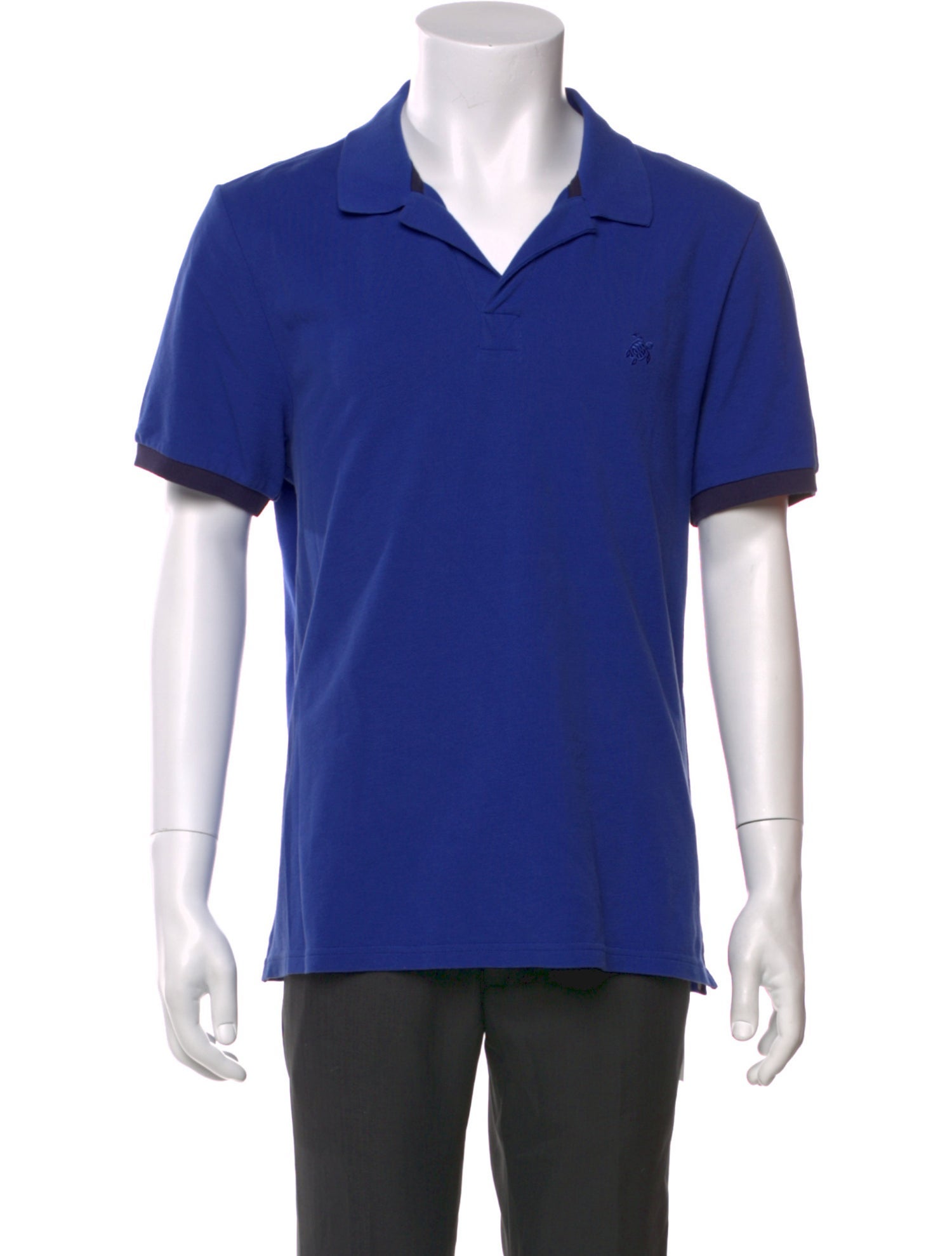 Vilebrequin V-Neck Short Sleeve Polo Shirt