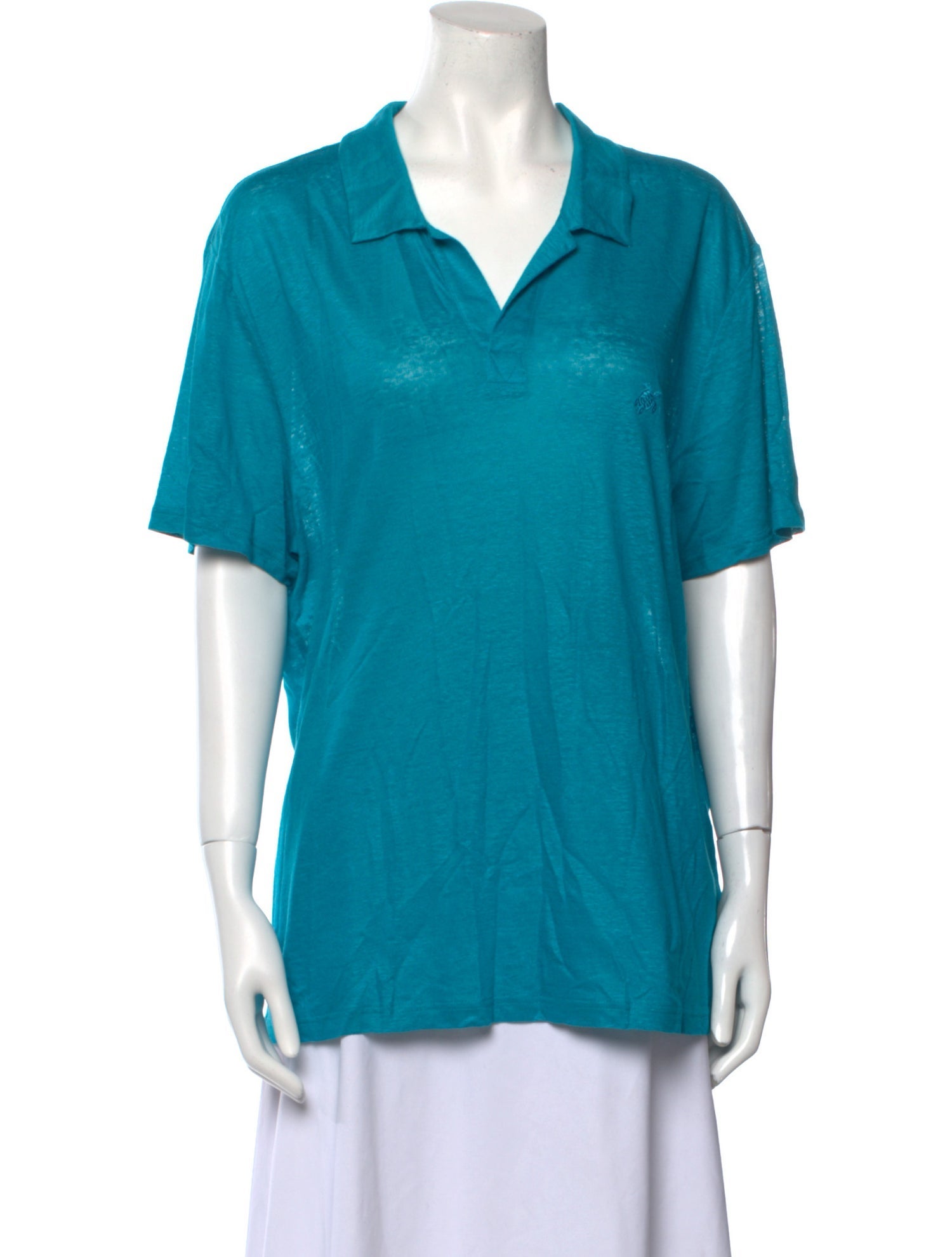 Vilebrequin Linen V-Neck Polo
