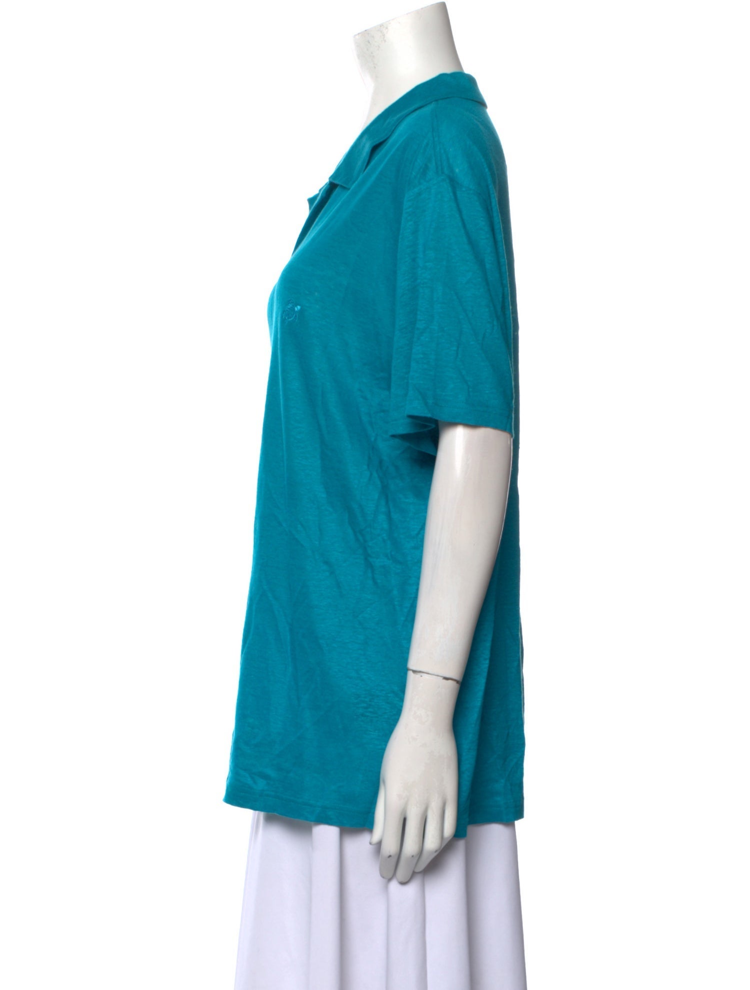 Vilebrequin Linen V-Neck Polo