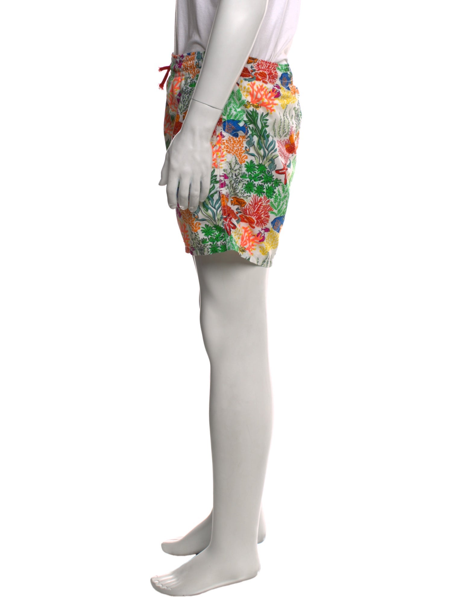 Vilebrequin Printed Pleated Accents Swim Trunks