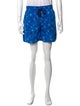 Vilebrequin Printed Embroidered Accent Swim Trunks
