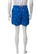 Vilebrequin Printed Embroidered Accent Swim Trunks