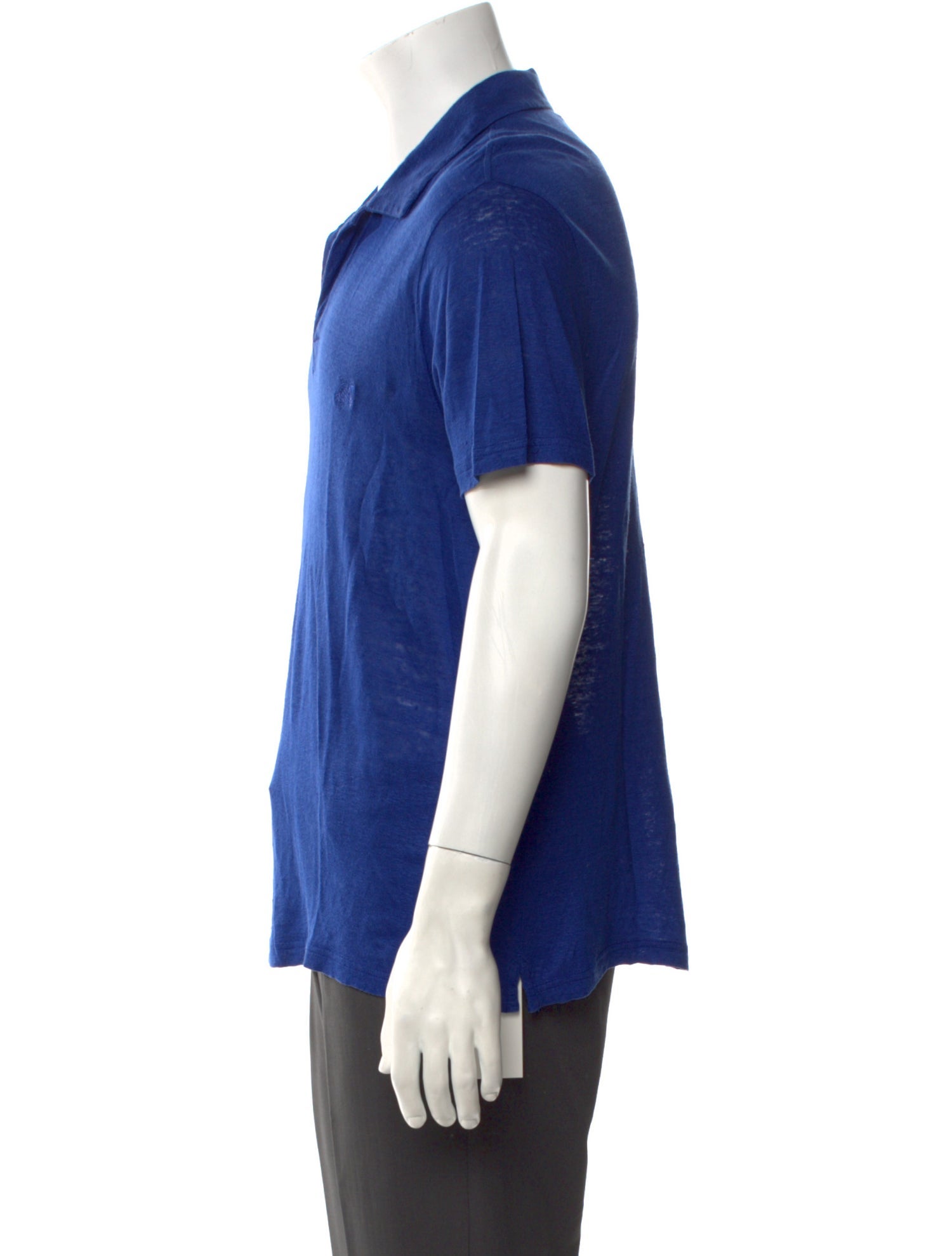 Vilebrequin Linen V-Neck Polo Shirt