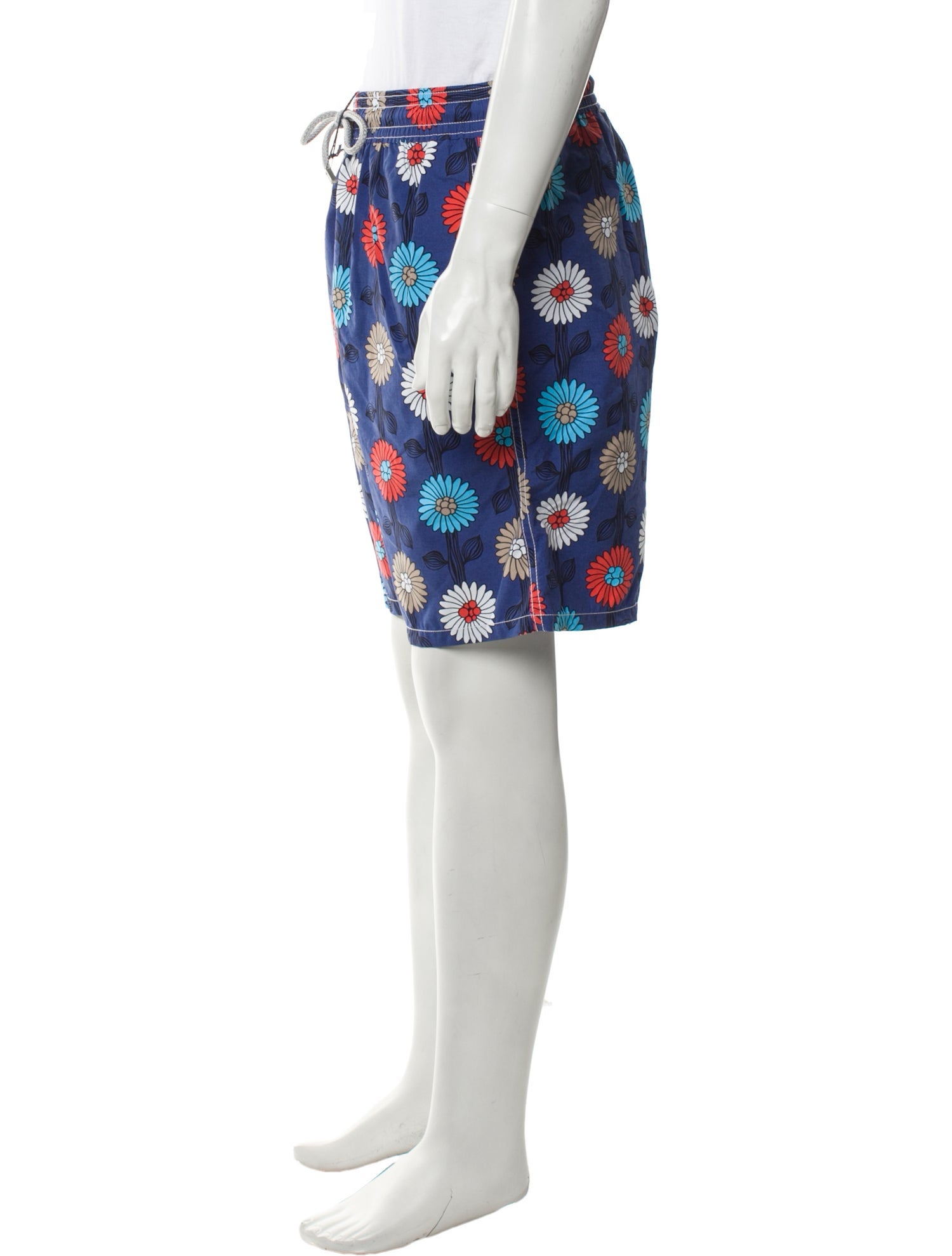 Vilebrequin Floral Print Swim Trunks w/ Tags