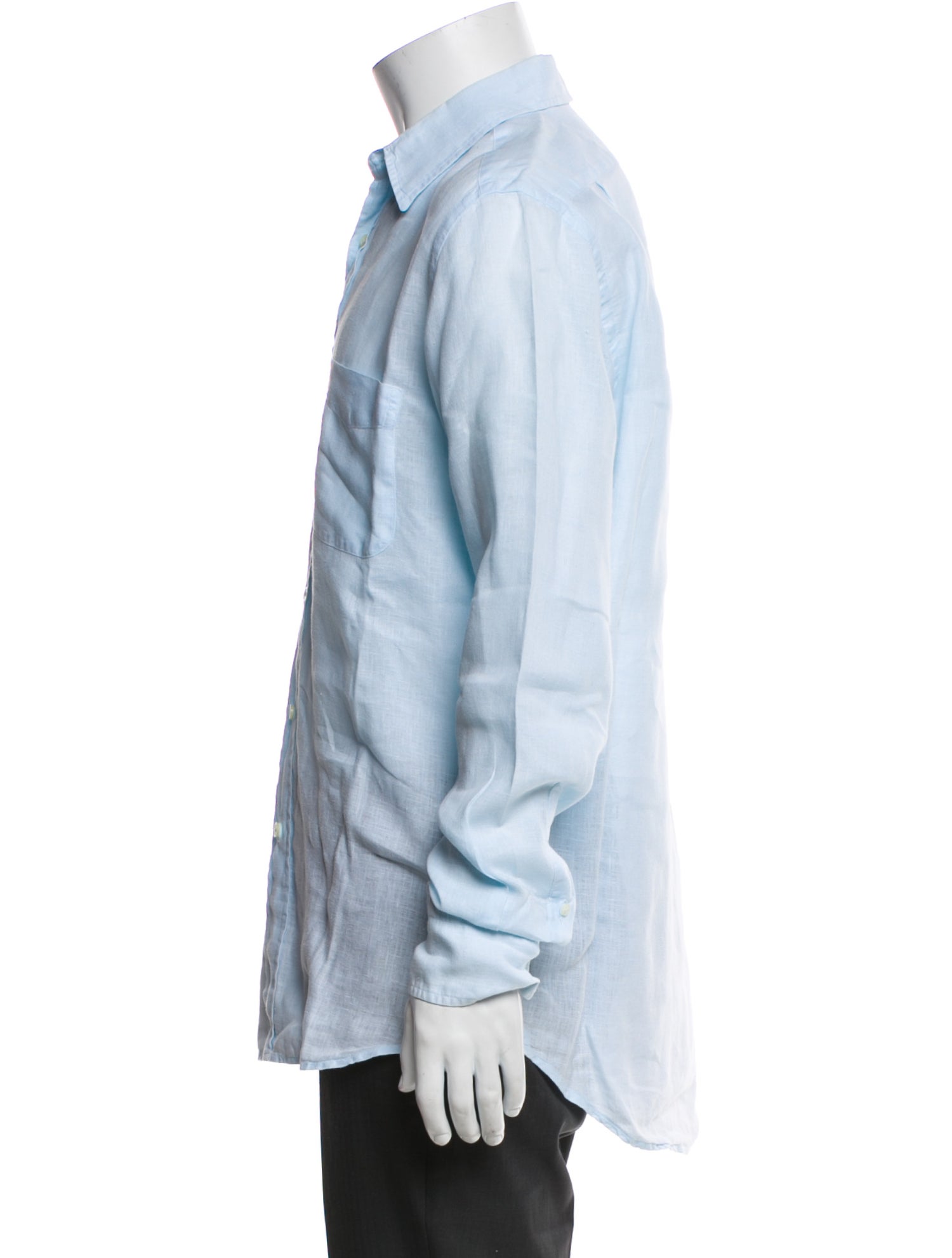 Vilebrequin Linen Long Sleeve Dress Shirt