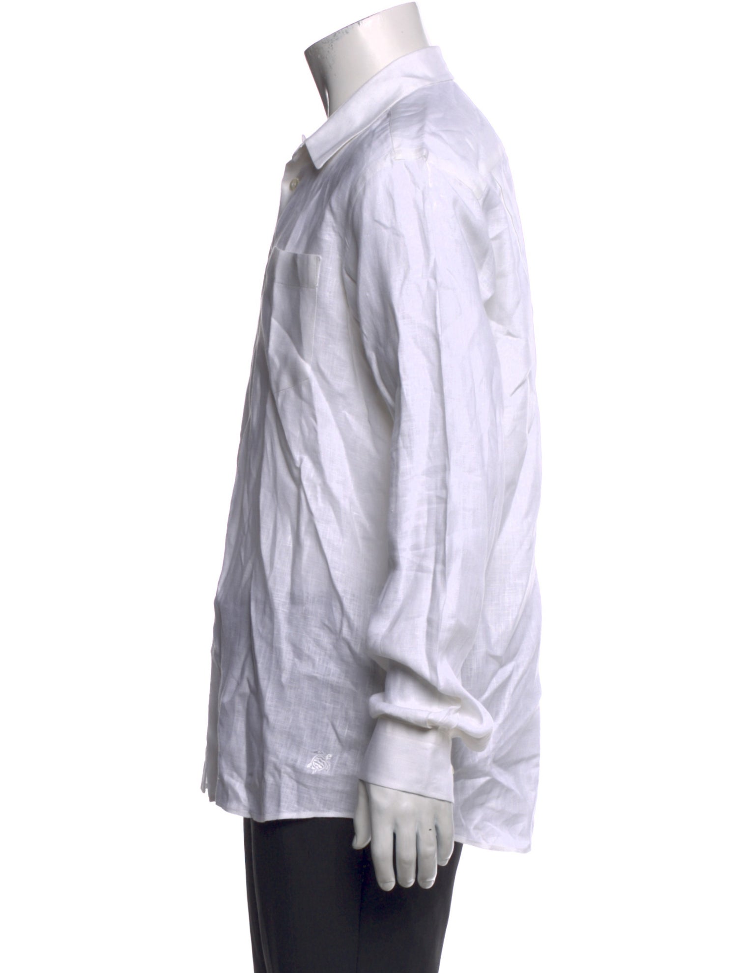 Vilebrequin Linen Striped Dress Shirt