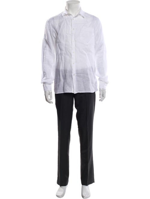 Vilebrequin Linen Long Sleeve Tuxedo Shirt