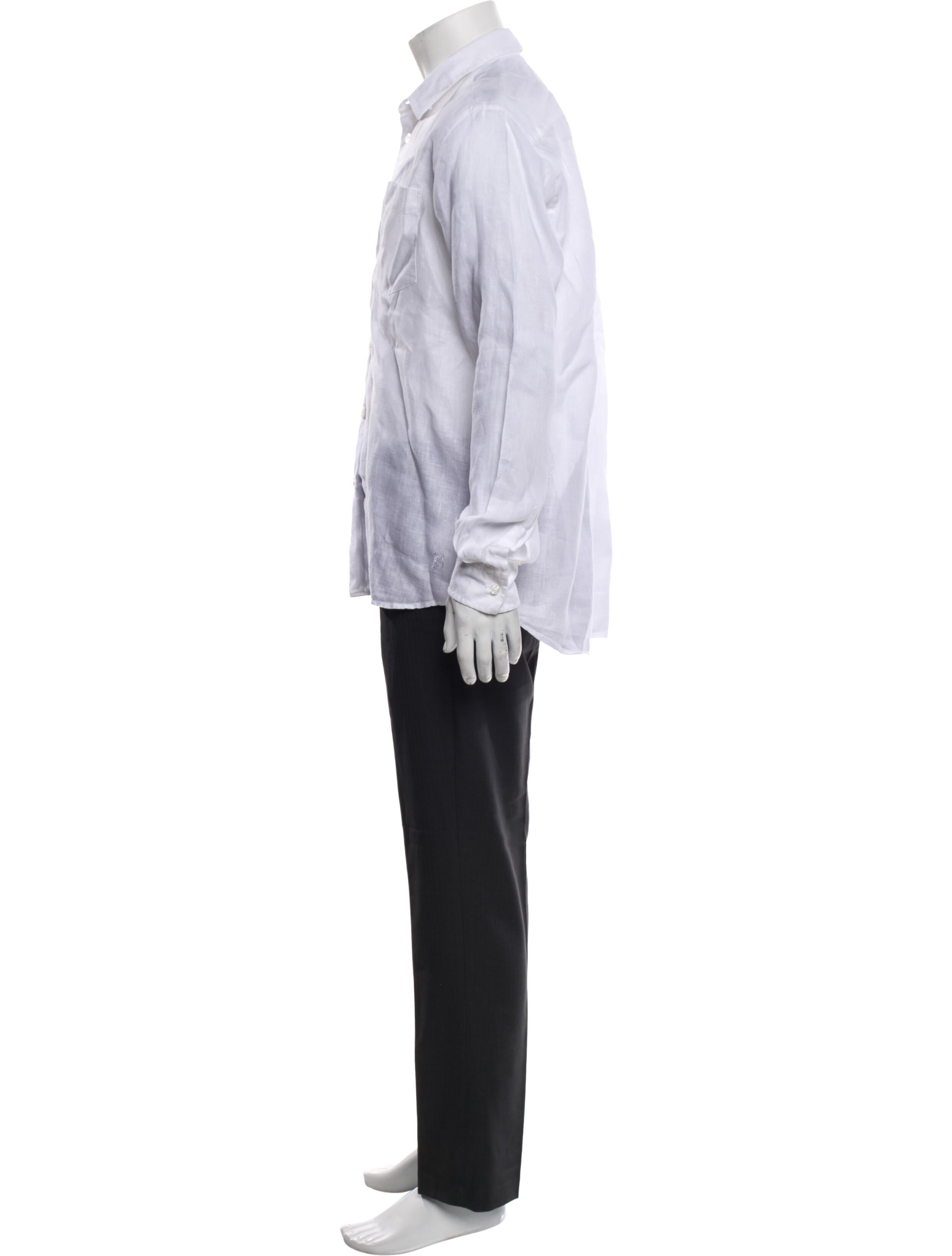 Vilebrequin Linen Long Sleeve Tuxedo Shirt