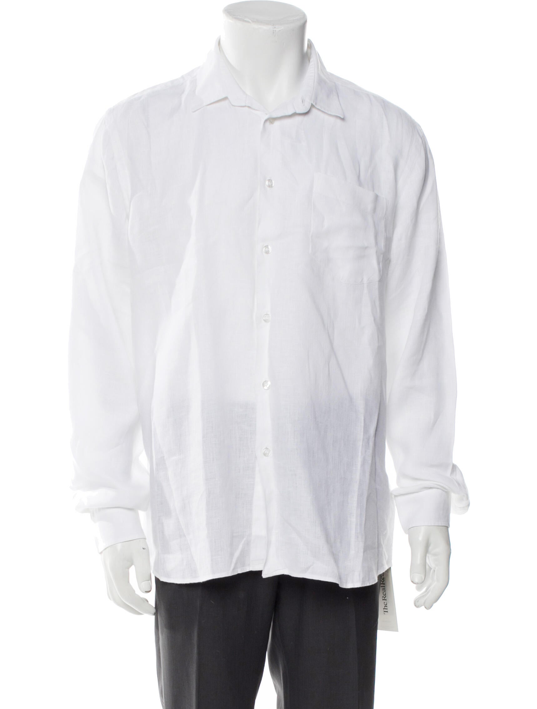 Vilebrequin Linen Long Sleeve Dress Shirt
