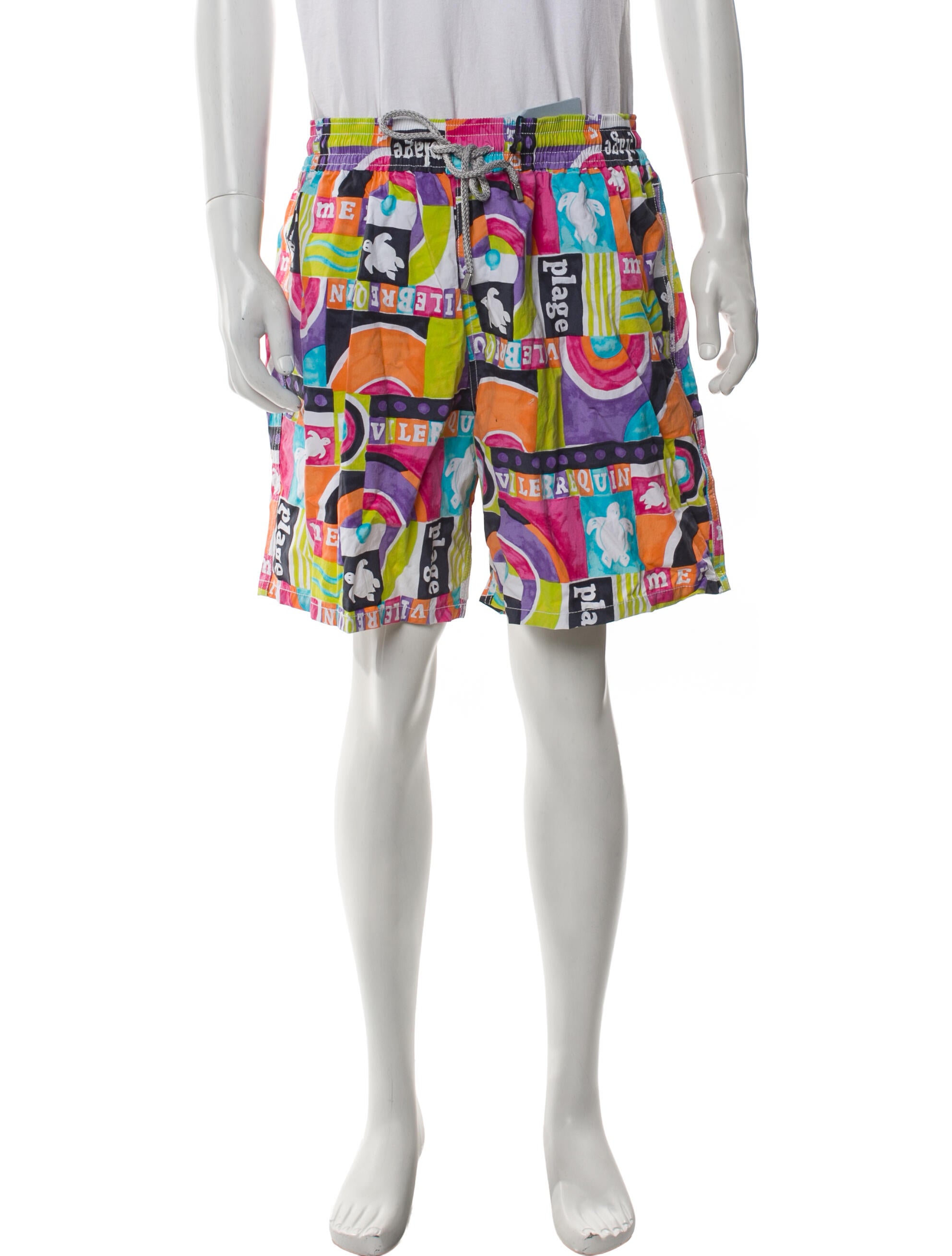 Vilebrequin Printed Swim Trunks w/ Tags