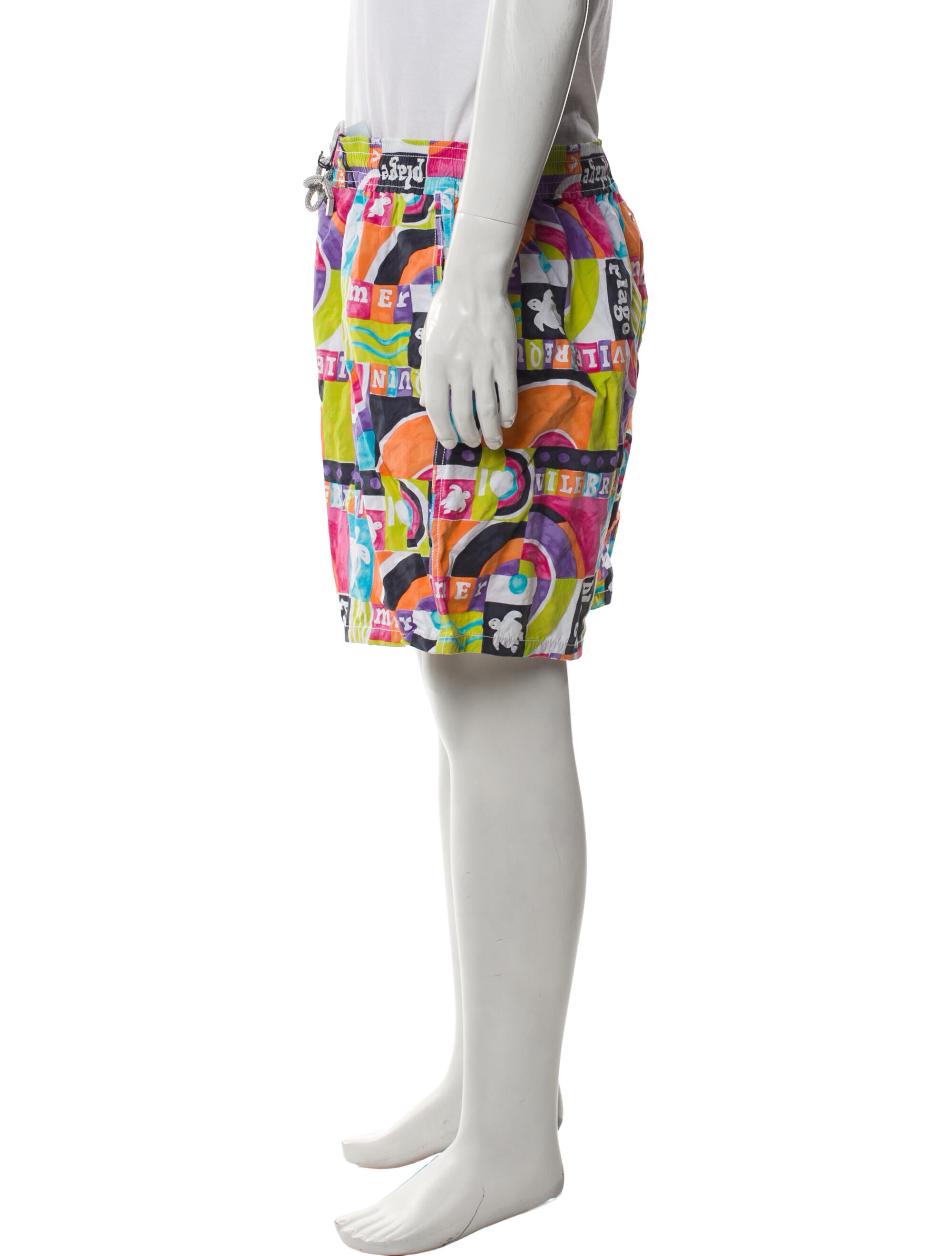 Vilebrequin Printed Swim Trunks w/ Tags