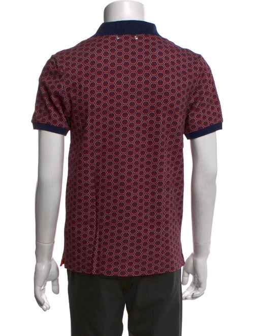 Vilebrequin Printed V-Neck Polo Shirt