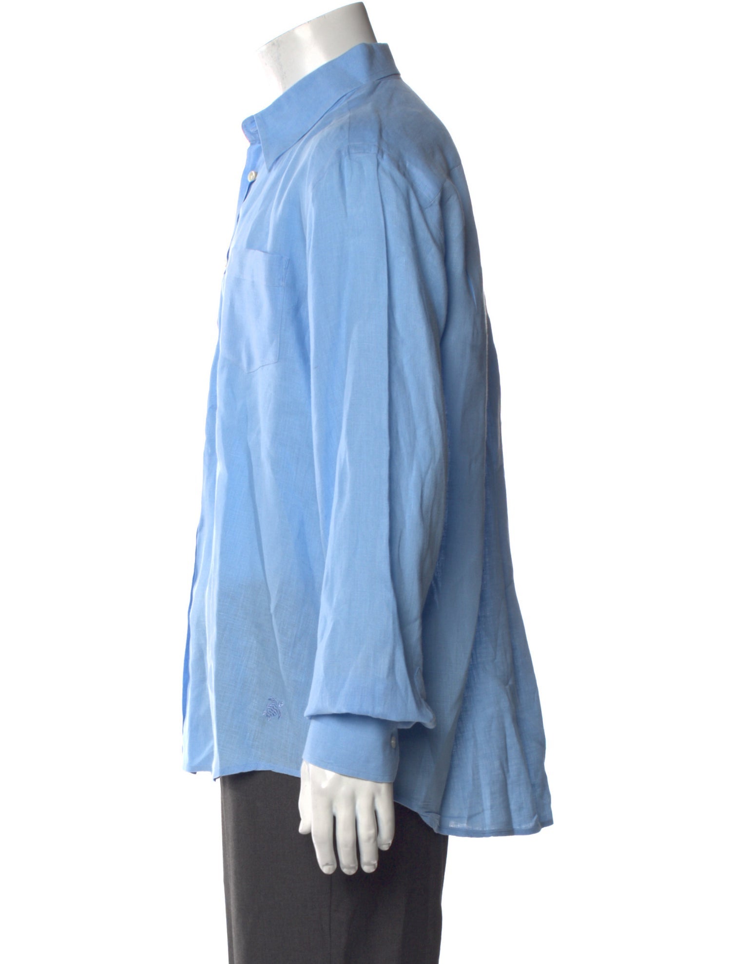 Vilebrequin Linen Long Sleeve Dress Shirt