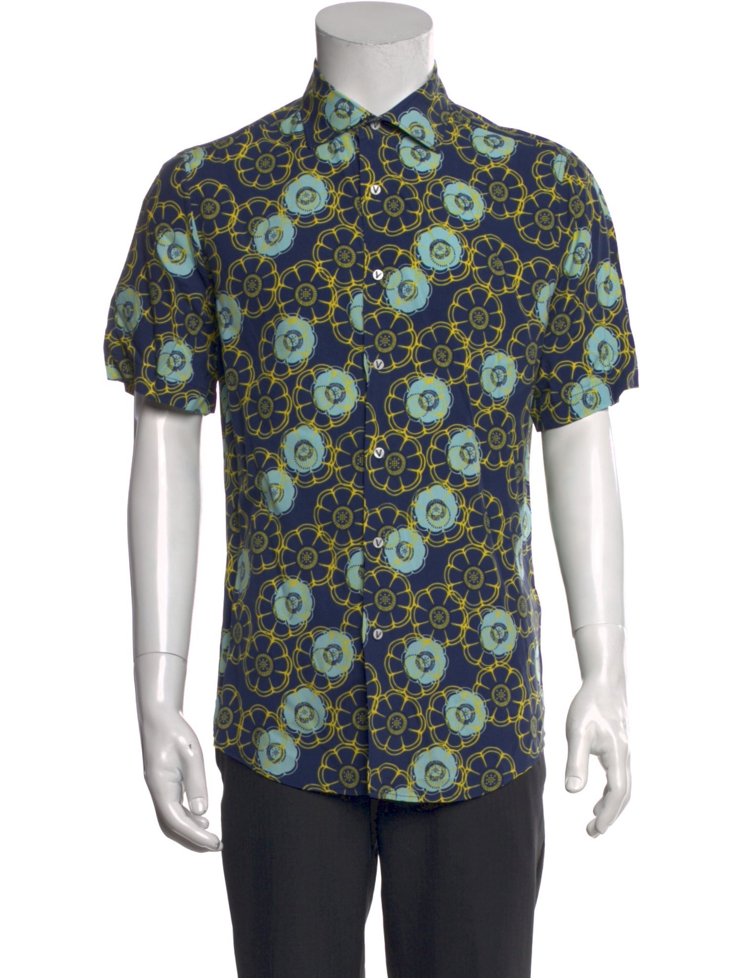 Vilebrequin Silk Floral Print Shirt