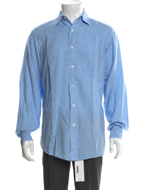 Vilebrequin Linen Long Sleeve Dress Shirt