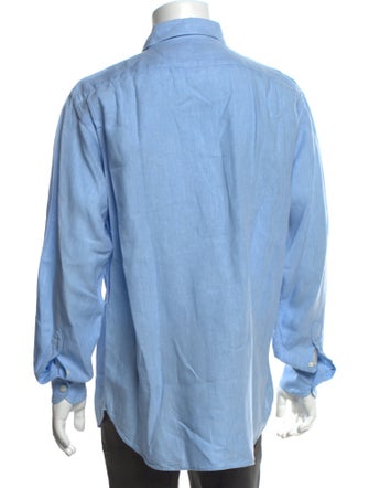 Vilebrequin Linen Long Sleeve Dress Shirt