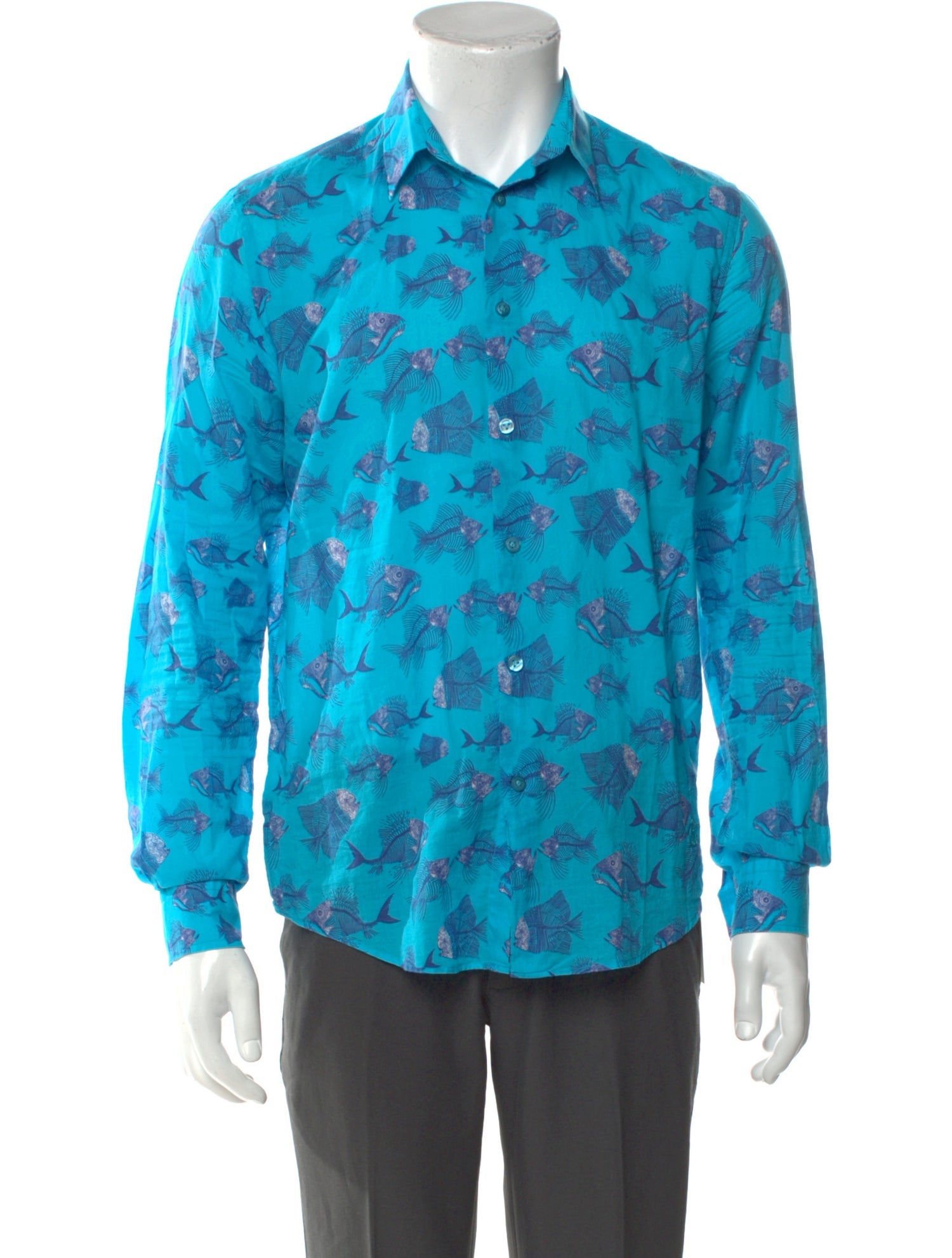 Vilebrequin Printed Long Sleeve Shirt