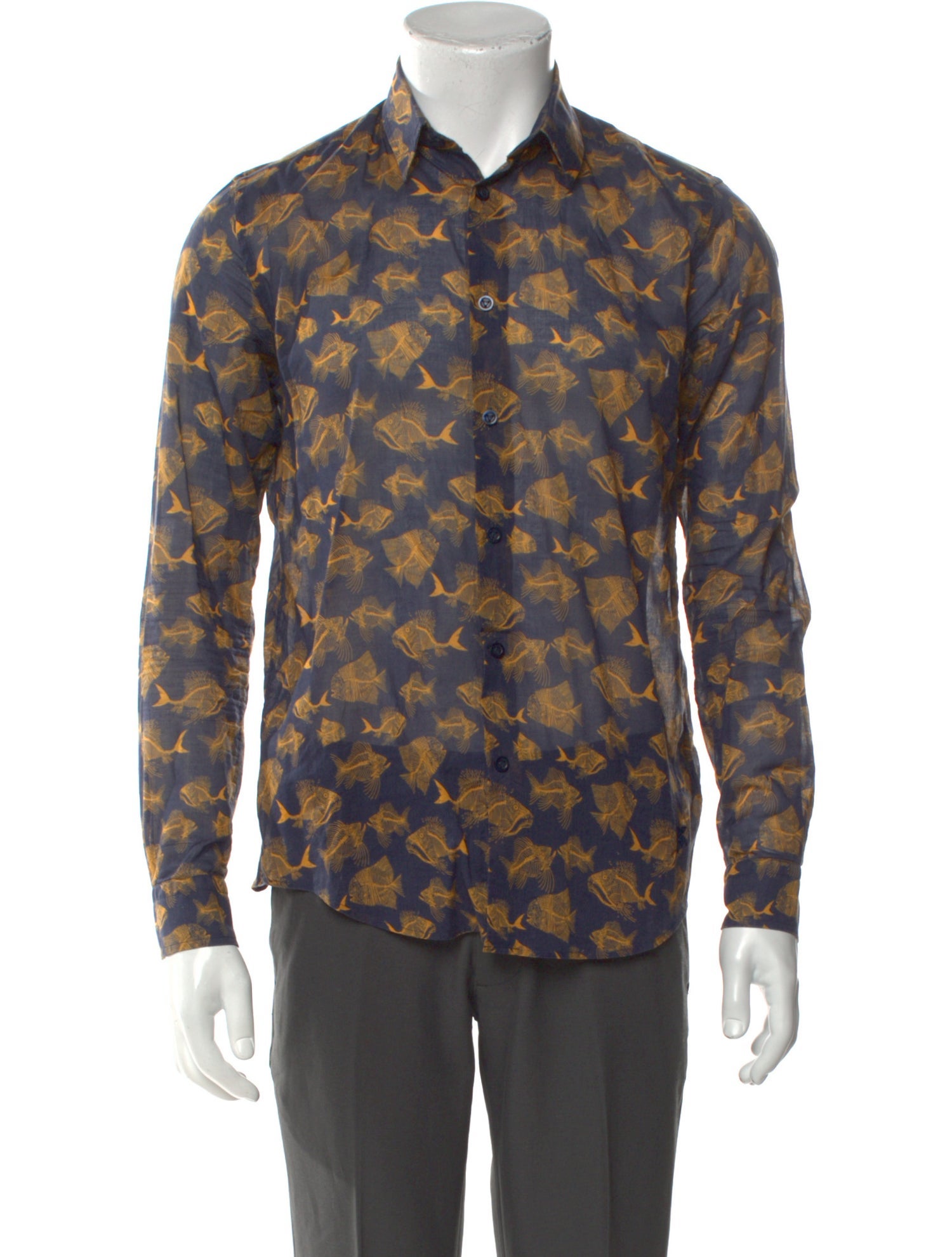 Vilebrequin Printed Long Sleeve Shirt