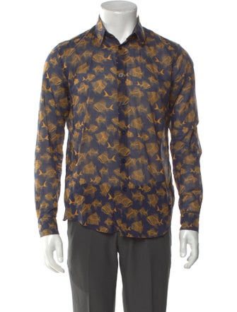 Vilebrequin Printed Long Sleeve Shirt