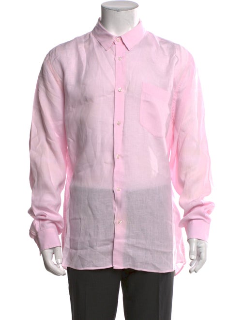Vilebrequin Linen Long Sleeve Dress Shirt