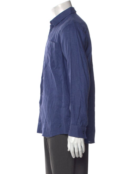 Vilebrequin Linen Long Sleeve Dress Shirt