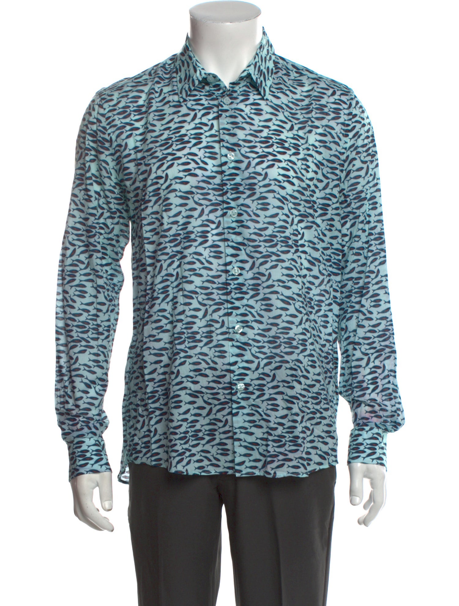 Vilebrequin Printed Long Sleeve Shirt