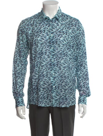Vilebrequin Printed Long Sleeve Shirt