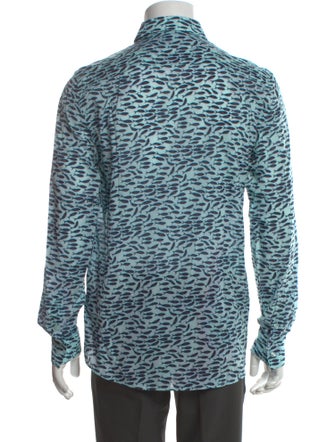 Vilebrequin Printed Long Sleeve Shirt