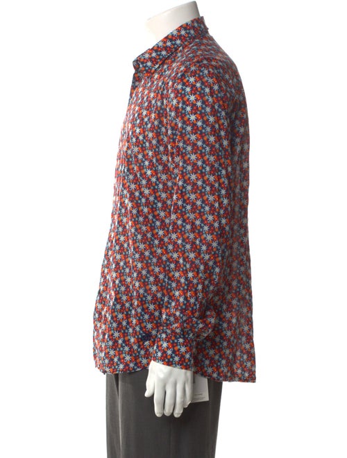 Vilebrequin Floral Print Long Sleeve Shirt