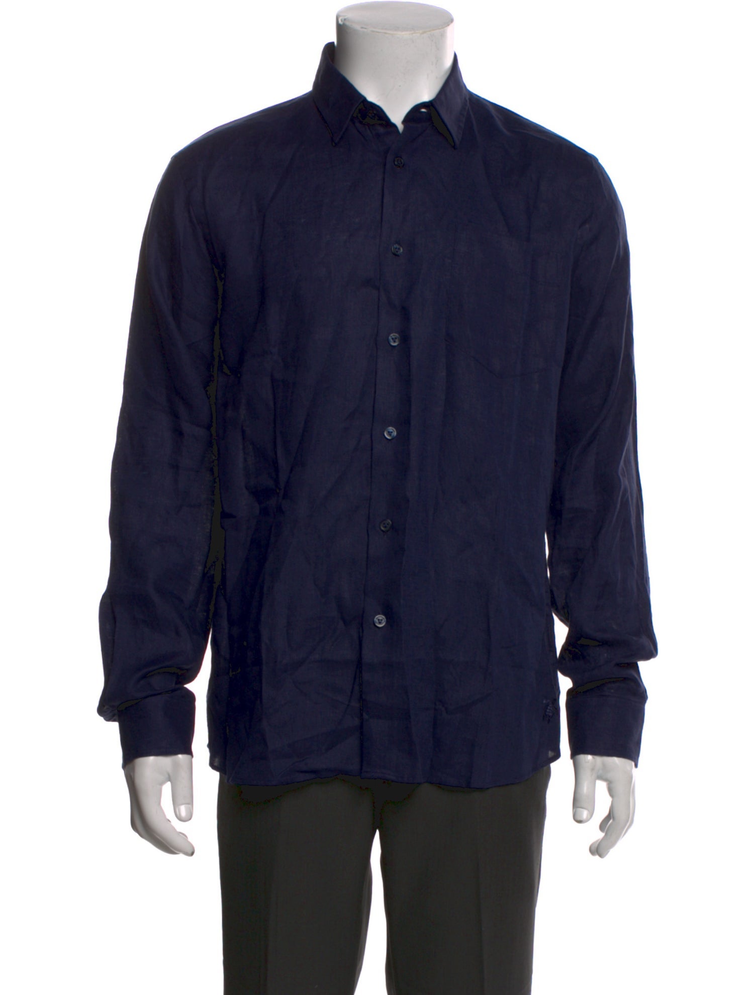 Vilebrequin Linen Long Sleeve Dress Shirt w/ Tags