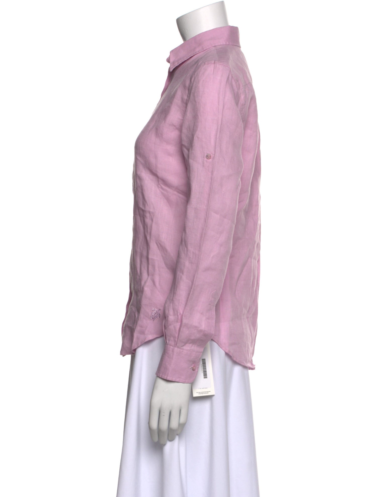 Vilebrequin Linen Long Sleeve Button-Up Top