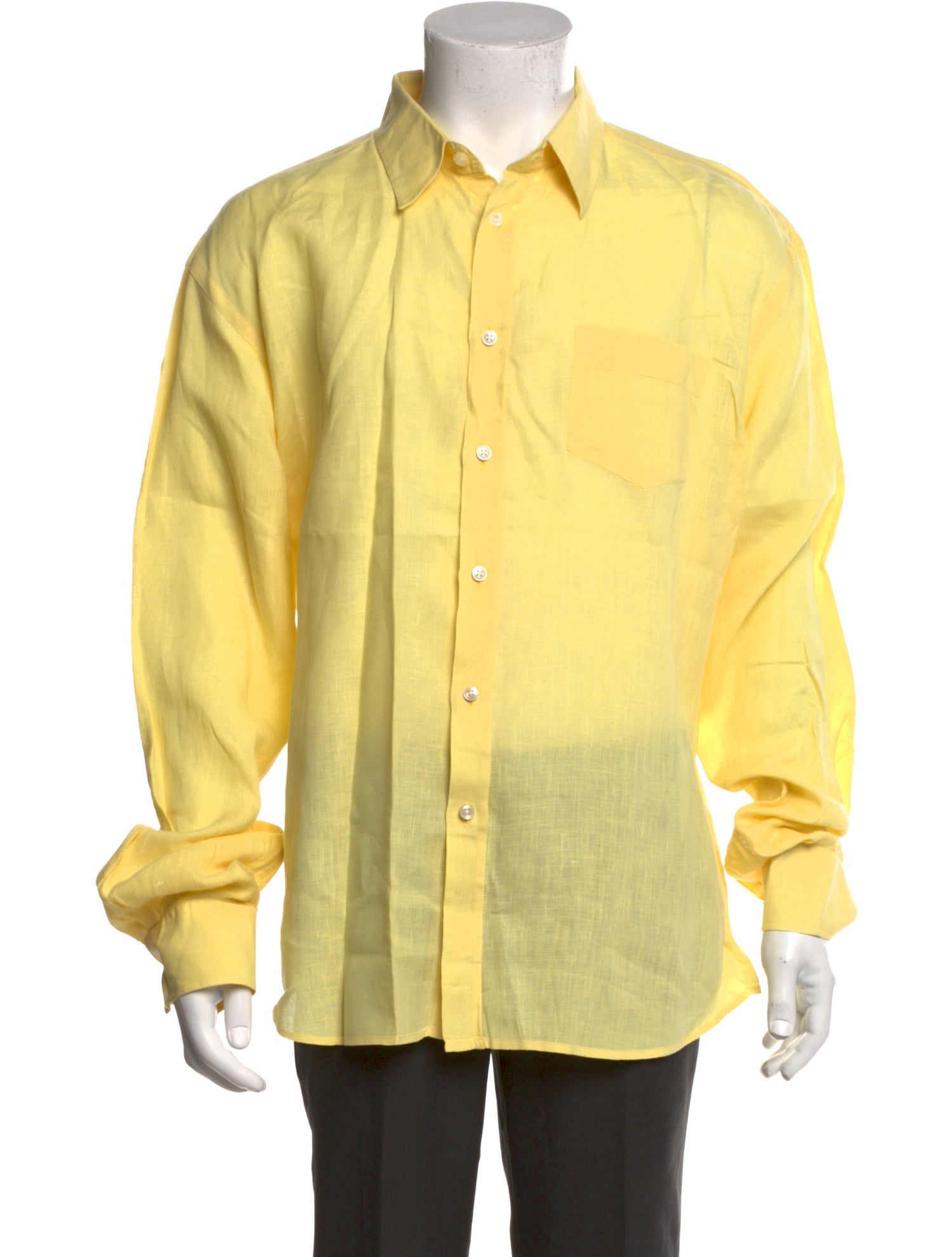 Vilebrequin Linen Long Sleeve Dress Shirt